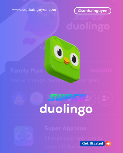 Tài Khoản Duolingo Super 1 Năm